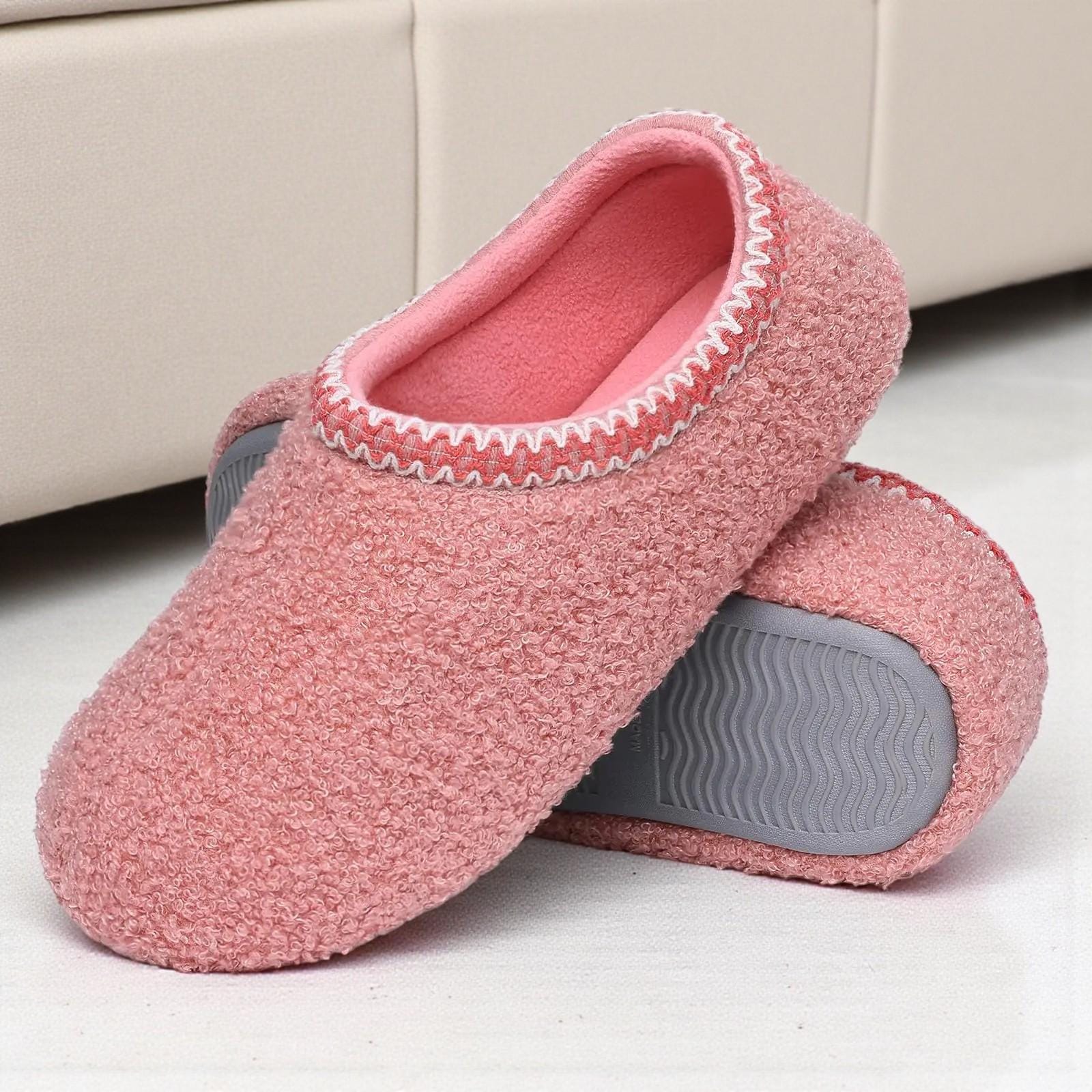 Women’s Soft Plush Foam-Lined Slippers